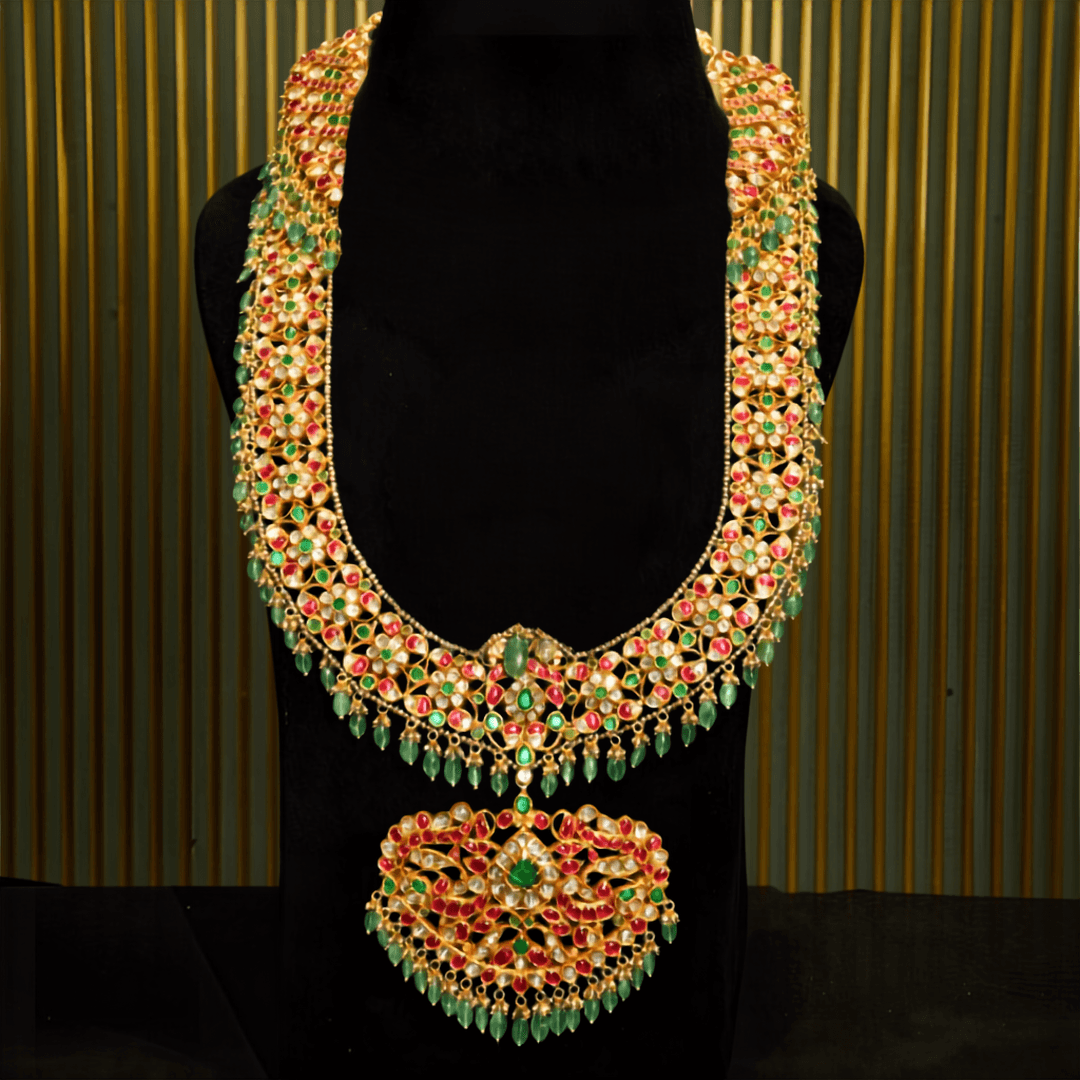 Royal Navratna Kundan Rani Haar — Siddhivinayak Jewellers